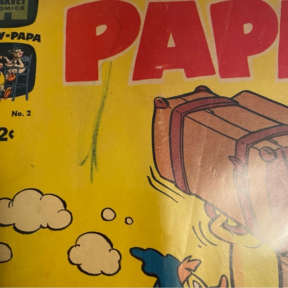 1962 Harvey Comics Baby Huey & Papa #2 Vintage Silver Age Comic Rare Rough - Picture 2 of 6